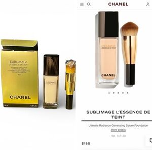 CHANEL SUBLIMAGE L’ESSENCE DE TEINT Serum Foundation B10. NIB! MSRP$180